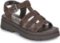JB Martin Platte sandalen DELICE - Bruin
