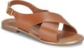 JB Martin Platte sandalen DUTA - Bruin