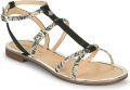 JB Martin Platte sandalen 1GRIOTTES - Zwart