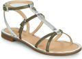 JB Martin Platte sandalen 1GRIOTTES - Groen