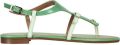 JB Martin Platte sandalen AISSA - Groen