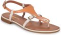 JB Martin Platte sandalen AISSA - Oranje
