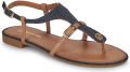 JB Martin Platte sandalen AISSA - Bruin