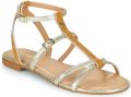 JB Martin Platte sandalen ALICIA - Bruin