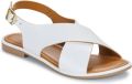 JB Martin Platte sandalen DUTA - Wit