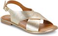 JB Martin Platte sandalen DUTA - Goud