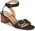 JB Martin Sandalen met hakken OLAK - Zwart