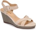 JB Martin Sandalen met sleehak QUERIDA - Beige
