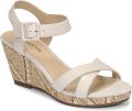 JB Martin Sandalen met sleehak QUERIDA - Wit