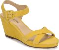 JB Martin Sandalen met sleehak QUERIDA - Geel