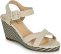 JB Martin Sandalen met sleehak QUERIDA - Beige