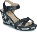 JB Martin Sandalen met sleehak QUERIDA - Zwart