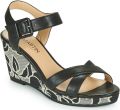 JB Martin Sandalen met sleehak QUERIDA - Zwart