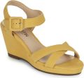 JB Martin Sandalen met sleehak QUERIDA - Geel