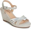 JB Martin Sandalen met sleehak QUOLIDAYS - Grijs