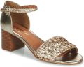 JB Martin Sandalen met hakken SALSA - Goud