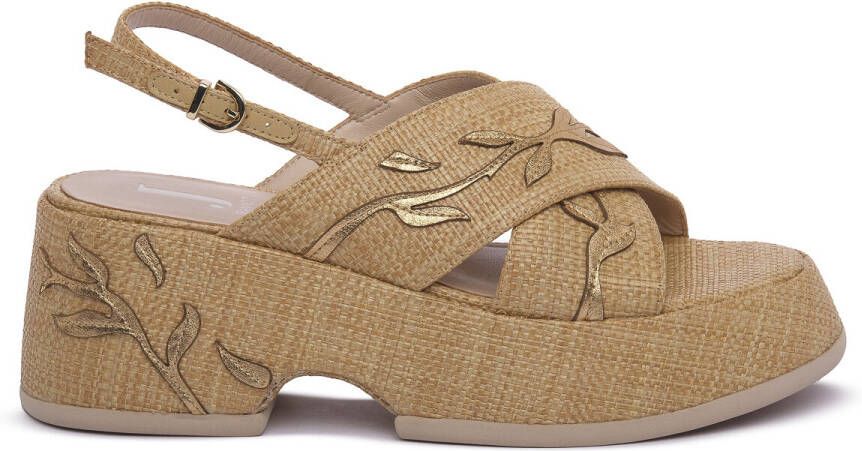 Jeannot Sandalen RAFIA ECRU
