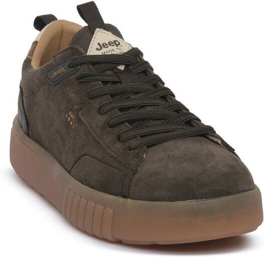 Jeep Lage Sneakers 282 ROCKS SUEDE FOREST GREEN