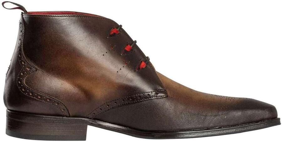 Jeffery-West Enkellaarzen Vintage Chukka leren laarzen