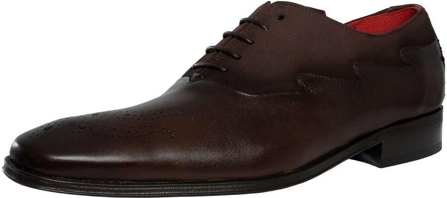 Jeffery-West Klassieke Schoenen Tweekleurige suède leren Oxfordschoenen