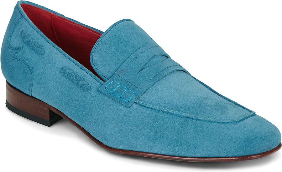 Jeffery-West Mocassins JUNG BLUE 626 VELOUR