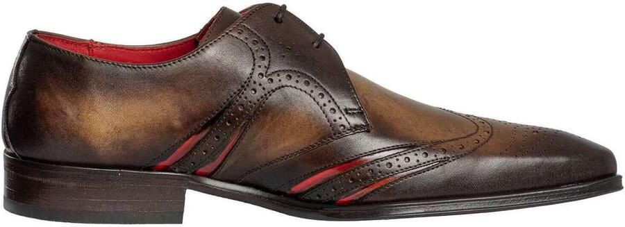 Jeffery-West Nette Schoenen Vintage leren Derby-schoenen