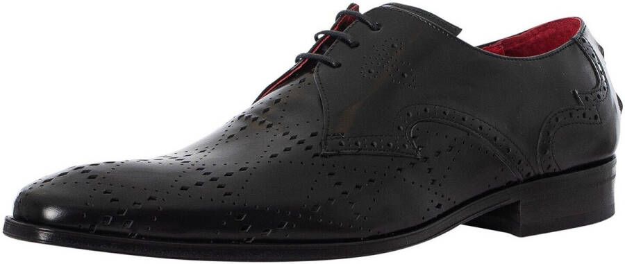 Jeffery-West Klassieke Schoenen Brogue gepolijste leren schoenen