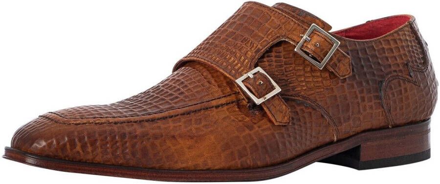 Jeffery-West Nette schoenen Criollo leren monniksschoenen
