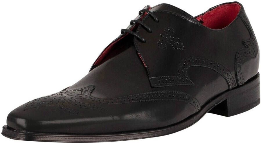 Jeffery-West Nette schoenen Derby Brogue lederen schoenen