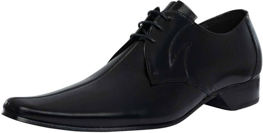 Jeffery-West Nette schoenen Derby gepolijste leren schoenen