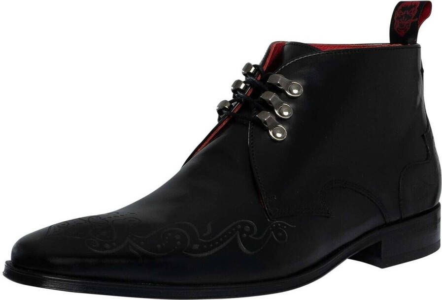Jeffery-West Nette schoenen Gepolijste leren chukka-laarzen