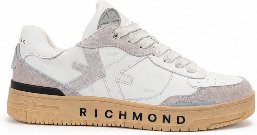 John Richmond Sneakers 32414 A REAL-SUEDE IVORY
