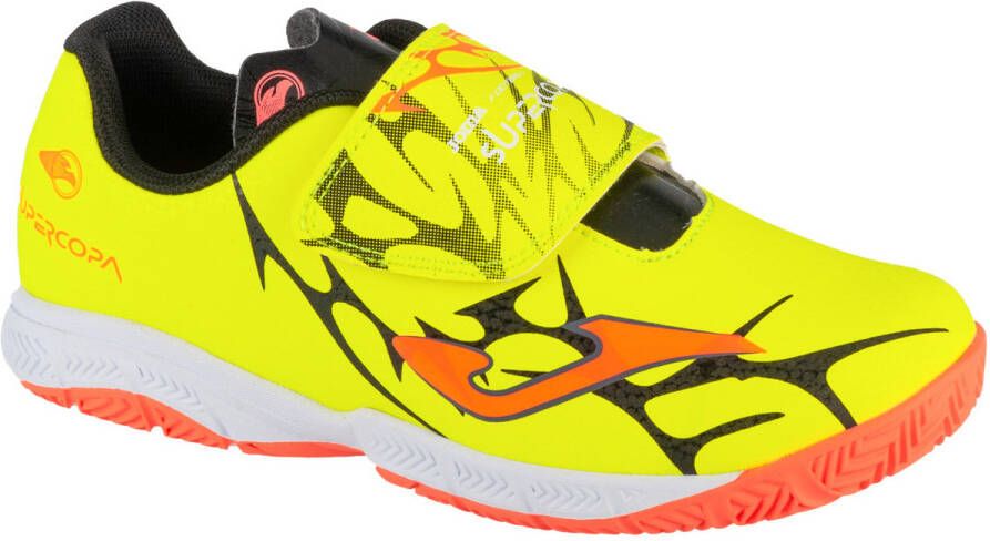 Joma Super Copa Jr 2509 IN SCJS2509INV voor een jongen Geel Indoorschoenen
