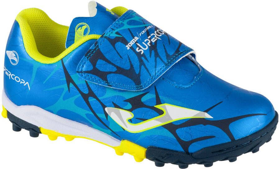 Joma Super Copa Jr 2504 TF SCJS2504TFV voor een jongen Blauw Voetbalschoenen