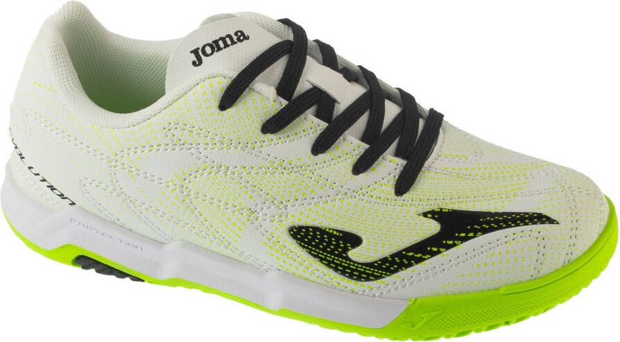 Joma Evolution Jr 25 EVJW IN voor een jongen Wit Indoorschoenen