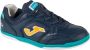 Joma Top Flex Jr 25 TPJS IN voor een Marineblauw Indoorschoenen - Thumbnail 2