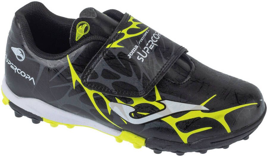 Joma Super Copa Jr 25 SCJW TF voor een jongen Zwart Voetbalschoenen