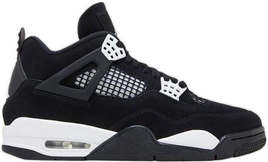 Nike Basketbalschoenen Baskets Air Jordan 4 Retro White Thunder nubuck noir - Foto 4