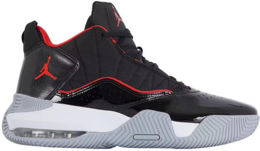 Jordan Stay Loyal Black Chile Red White Wolf Grey Schoenmaat 45 1 2 Basketball Performance Low DB2884 001 - Foto 4