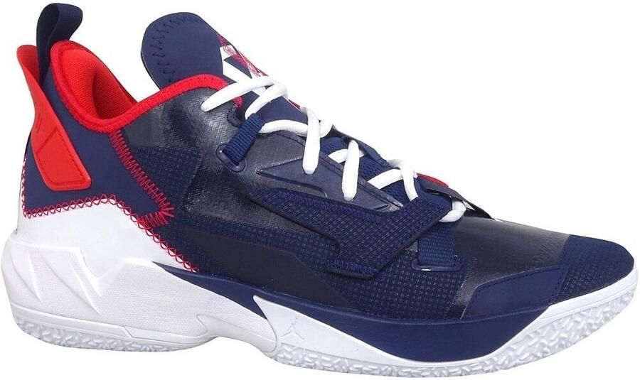 Jordan Why Not Zer0.4 Blue Void White University Red Schoenmaat 42 1 2 Basketball Performance Mid DD4887 400 - Foto 2