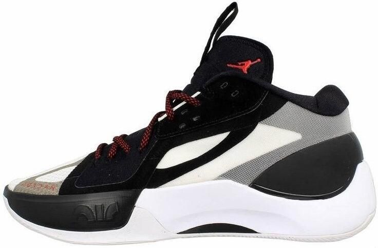 Jordan Air Zoom Separate Black White Sky Grey Gym Red Heren