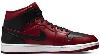 Jordan Air 1 Mid Gym Red Black White White Schoenmaat 40 1 2 Sneakers 554724 660