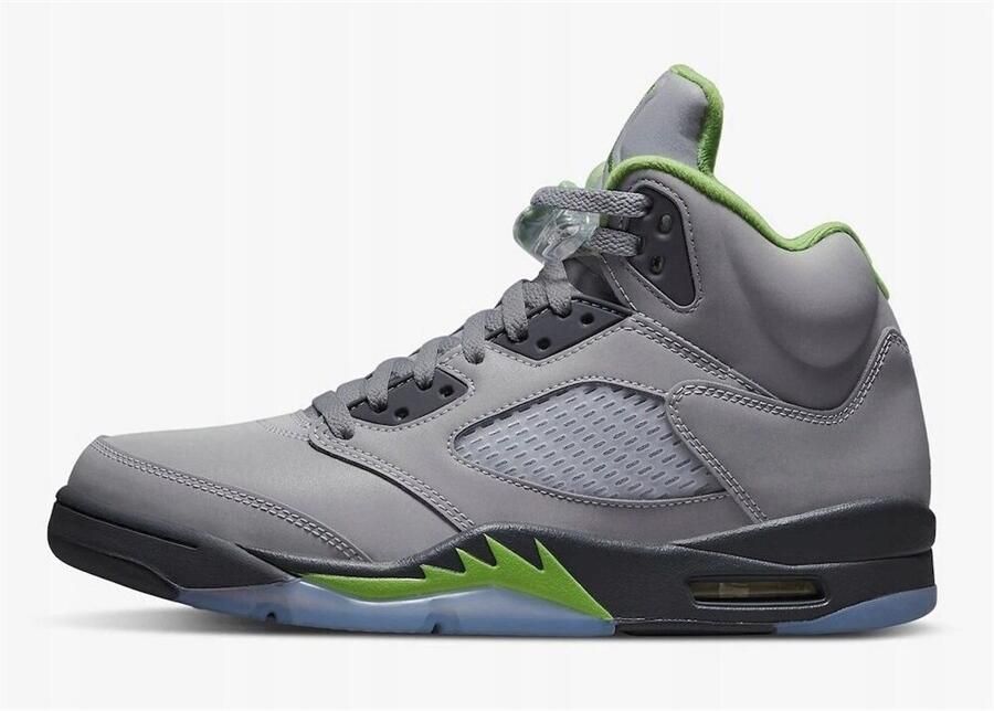 Jordan Air 5 Retro Silver Green Bean Flint Grey Schoenmaat 42 1 2 Sneakers DM9014 003 - Foto 2