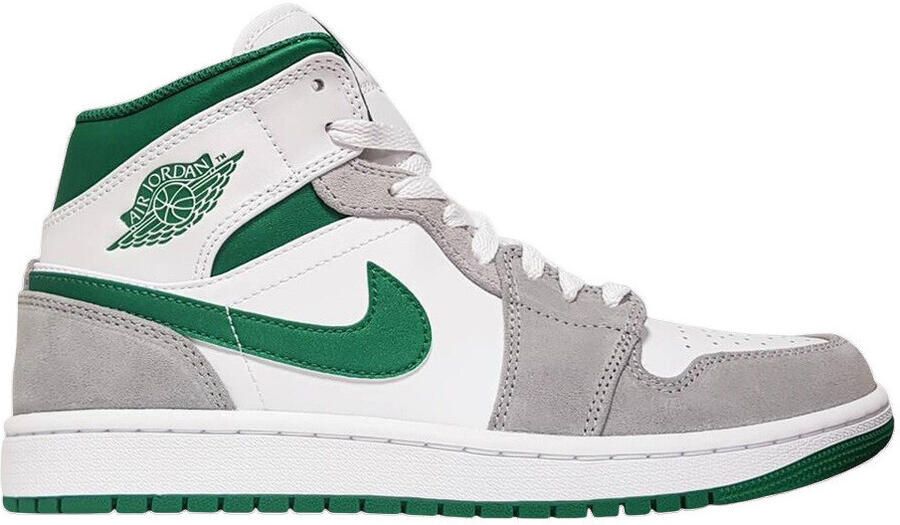Nike Hoge Sneakers Baskets Air Jordan 1 Mid cuir