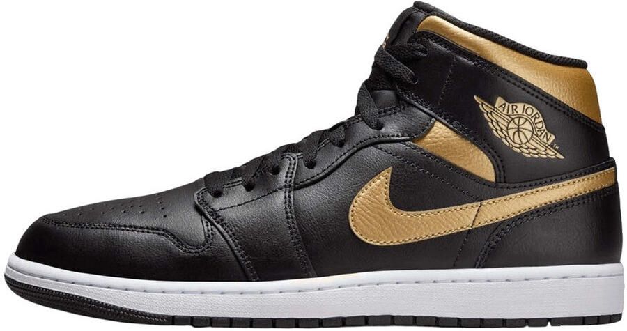 Nike Hoge Sneakers Baskets Air Jordan 1 Mid cuir
