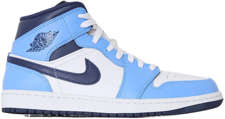 Nike Hoge Sneakers Baskets Air Jordan 1 Mid cuir - Foto 2