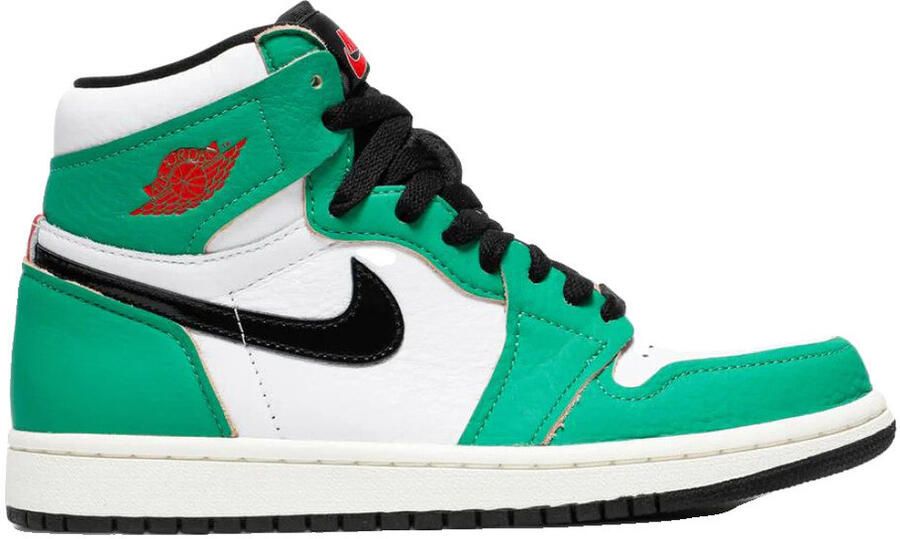 Nike Hoge Sneakers Baskets air jordan 1 retro high lucky green cuir - Foto 2