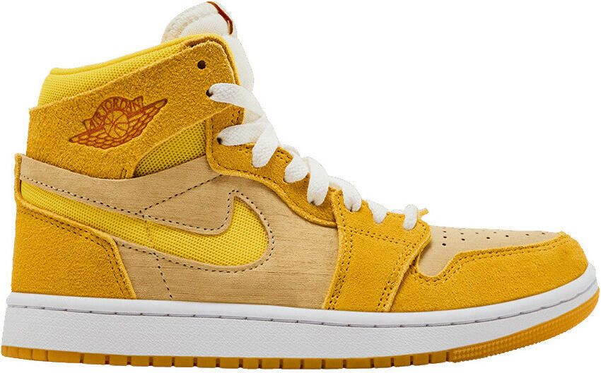 Nike Hoge Sneakers Jordan 1 High Zoom Air CMFT 2 Yellow Ochre (Women's)