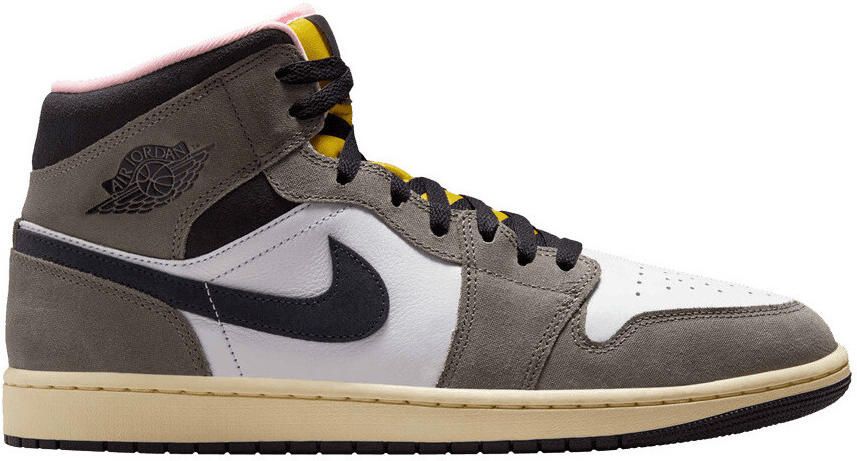 Nike Hoge Sneakers Jordan 1 Mid SE White Cave Stone