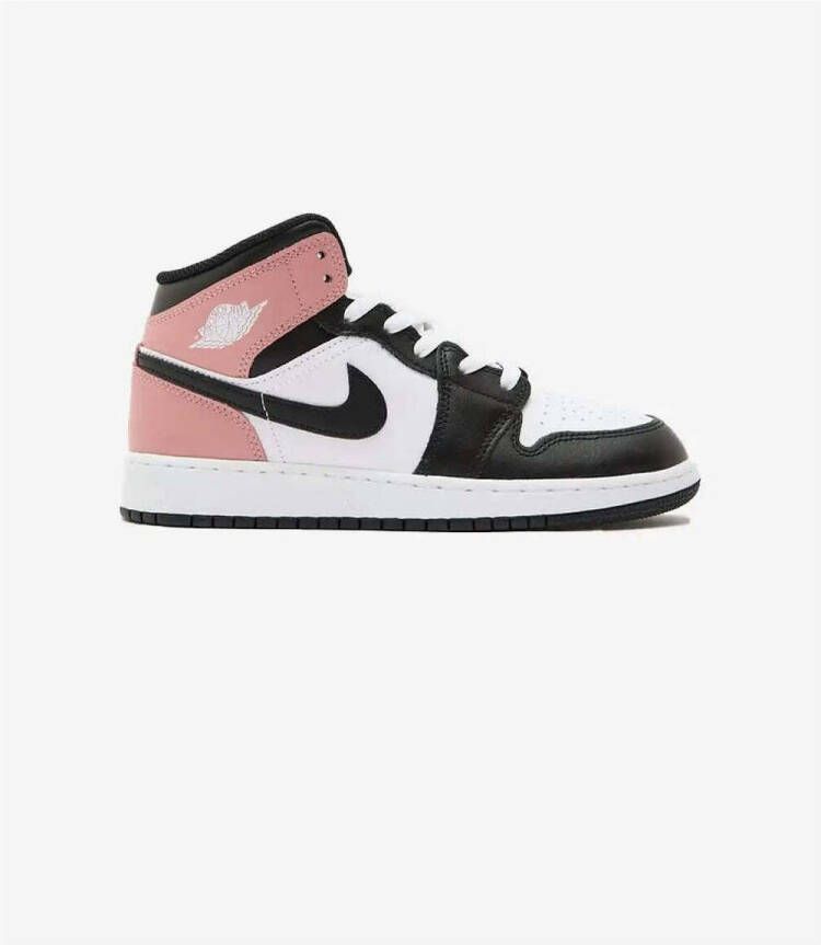 Nike Hoge Sneakers Jordan 1 Mid White Rust Pink Black
